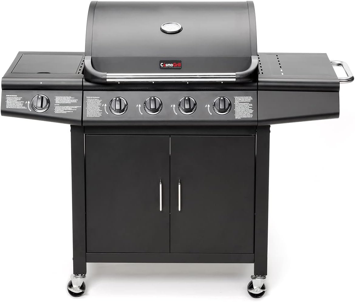 5 Gas Burner 4+1 Barbecue Grill