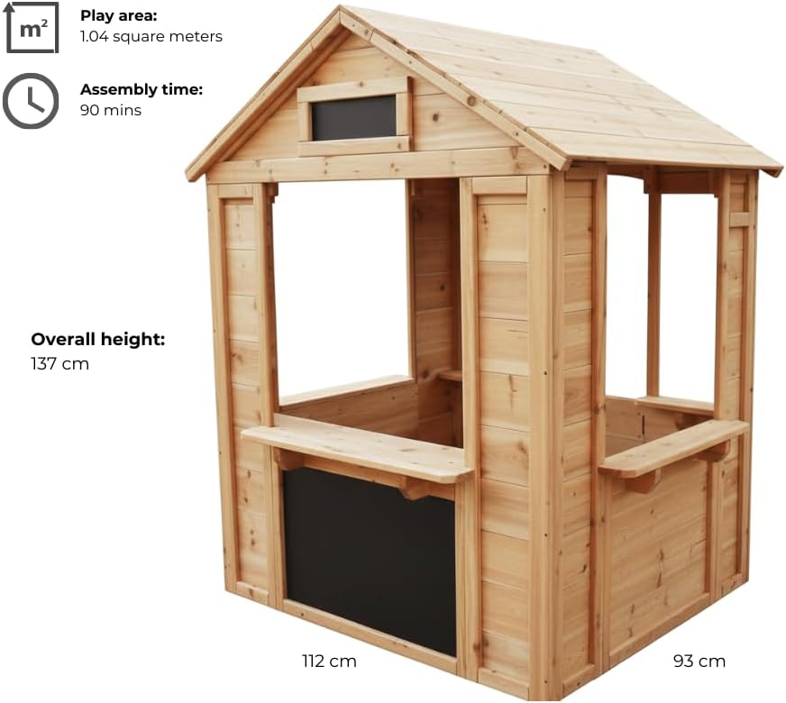 Wooden Playhouse Café Shop