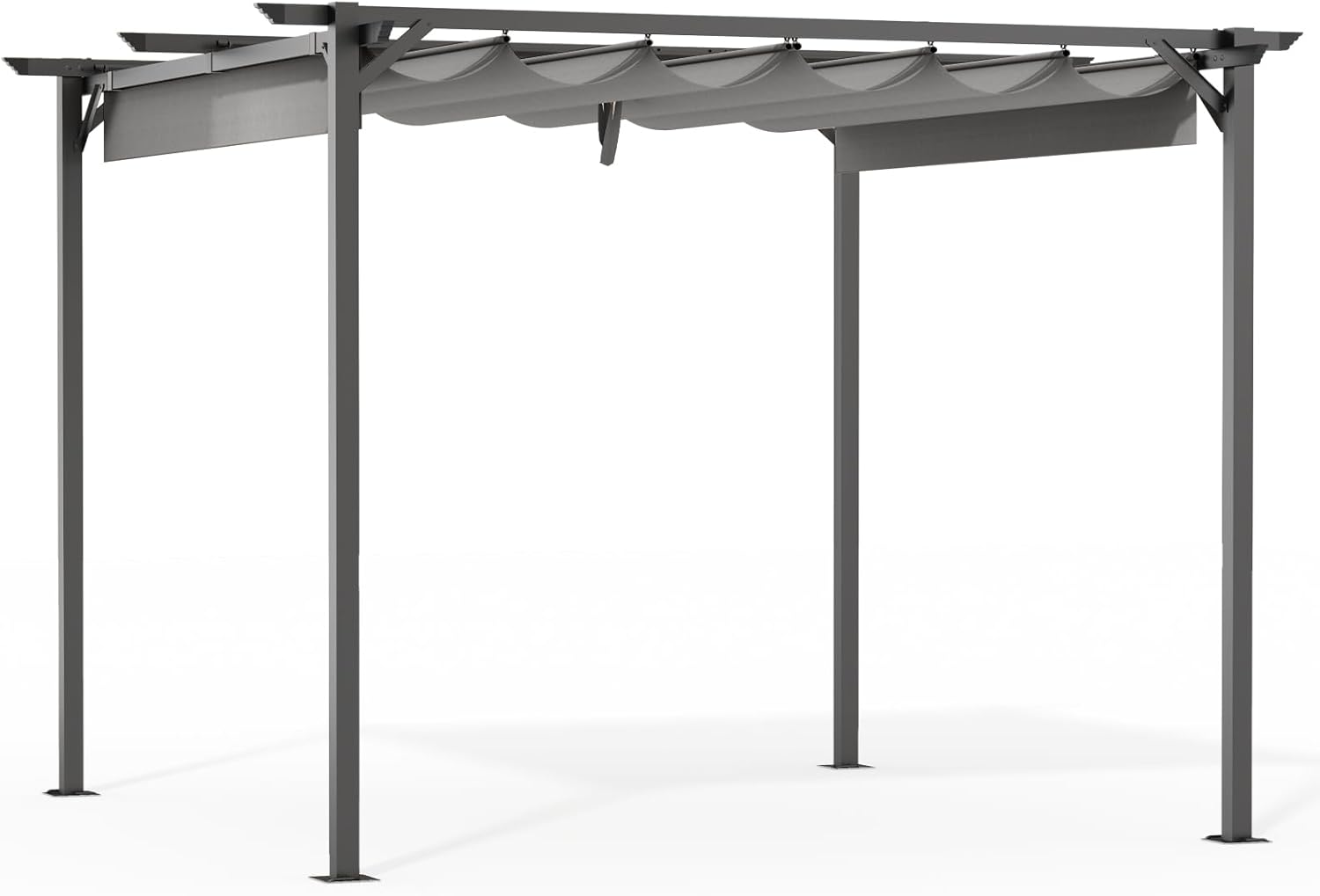 Aluminium Pergola with Retractable Roof Canopy