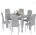 Dining Table and Chairs Set 6