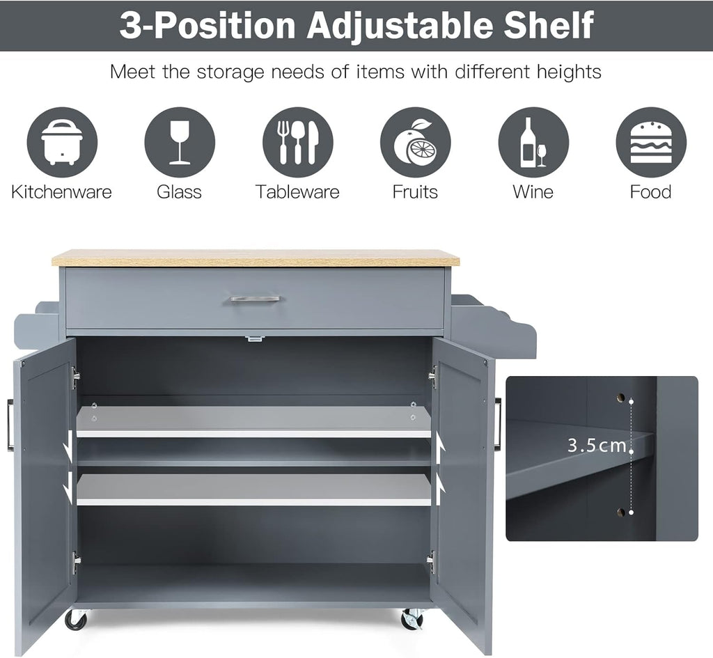 Kitchen Island on Wheels