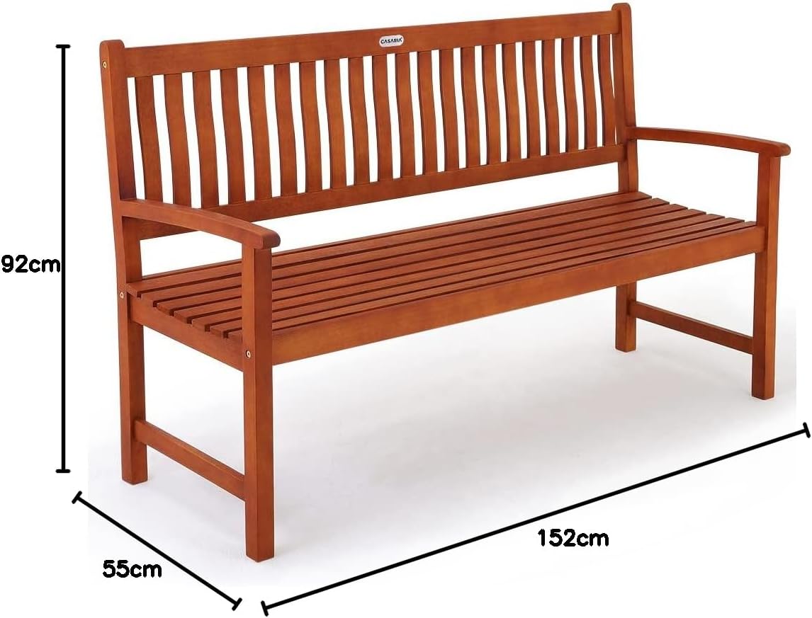 3 Seater Wooden Garden Bench