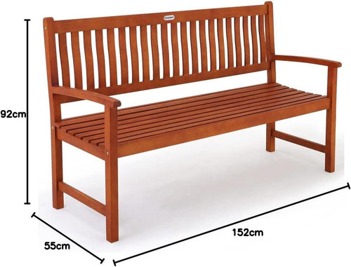 3 Seater Wooden Garden Bench