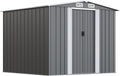 8x7ft Metal Garden Shed with Easy Assembly