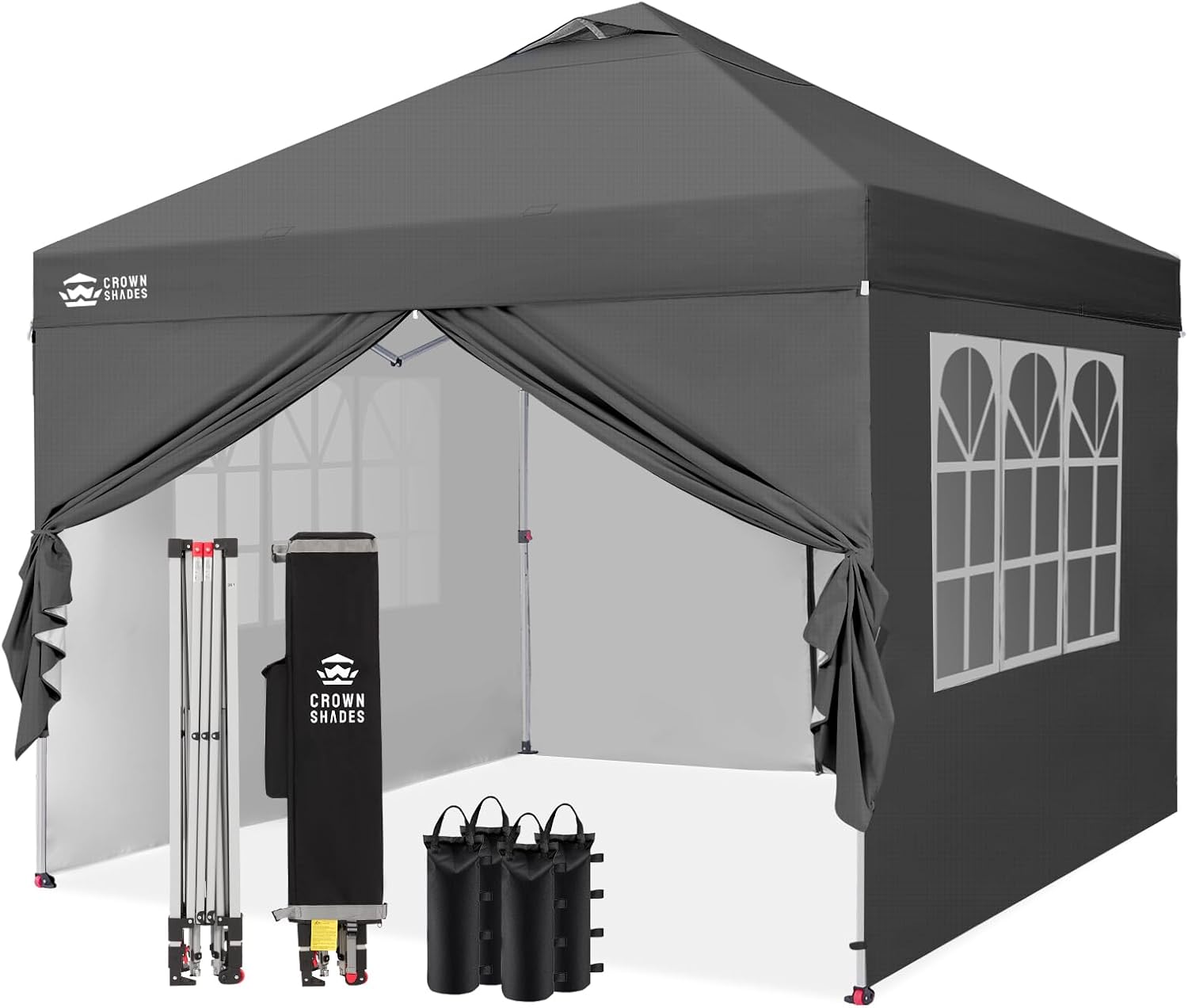 3m × 3m Pop-Up Gazebo with 4 Waterproof Side Panels