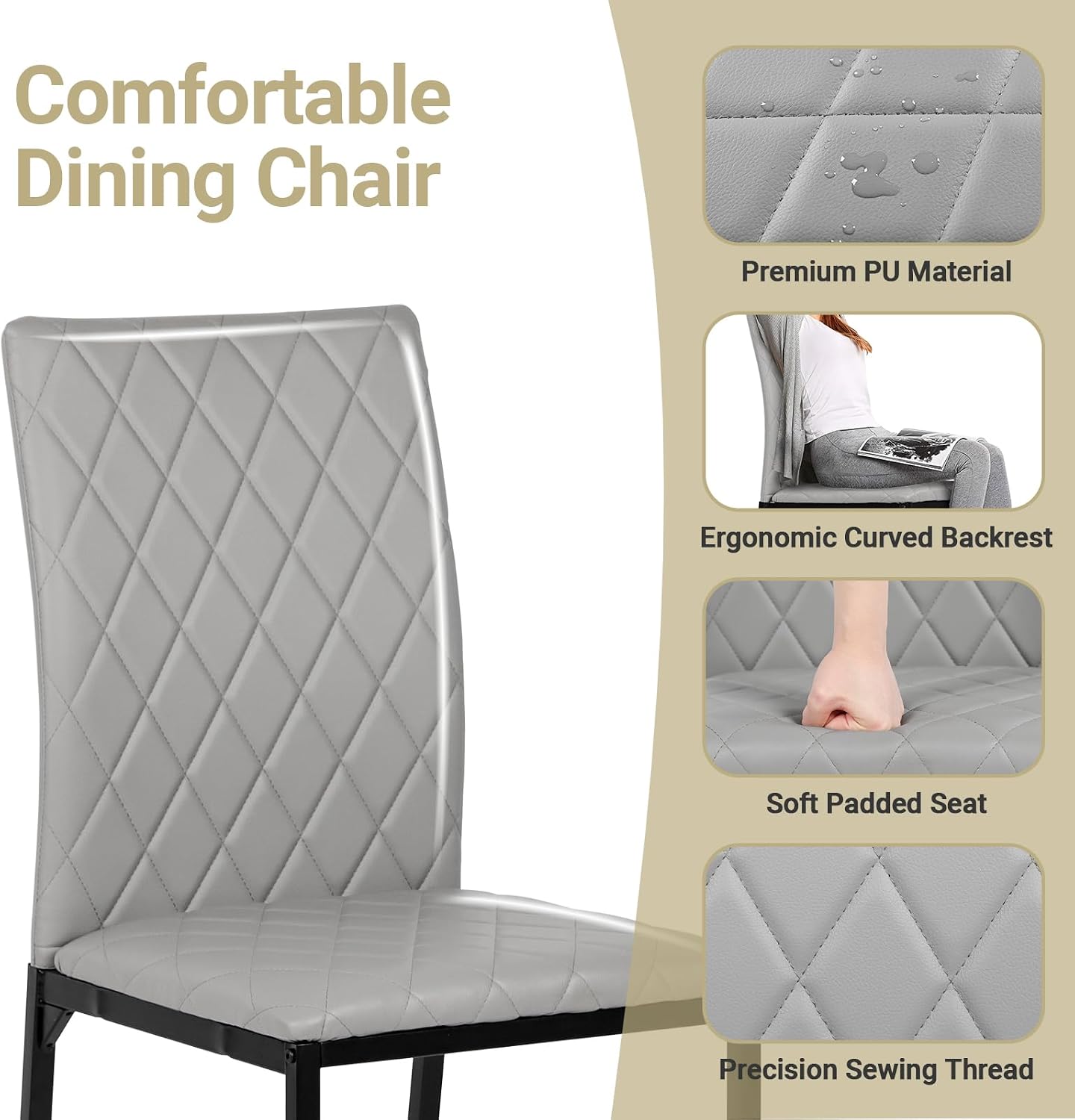 Hello-5ive Dining Table and Chairs Set 6