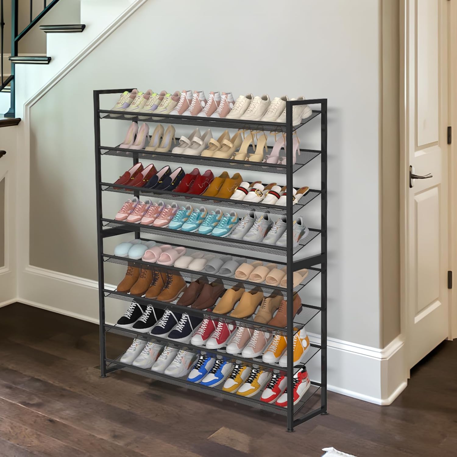 Large Shoe Rack 8 Tier Shoe Organizer
