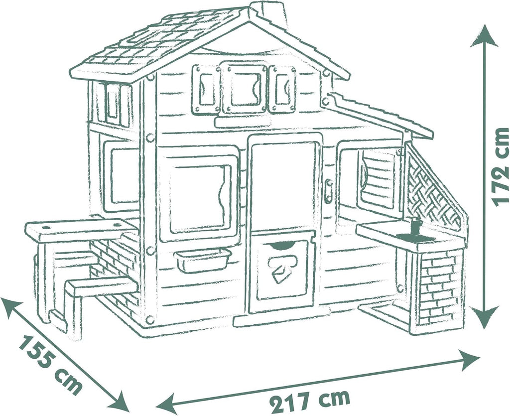 PLAYHOUSE suitable for indoor or outdoor use