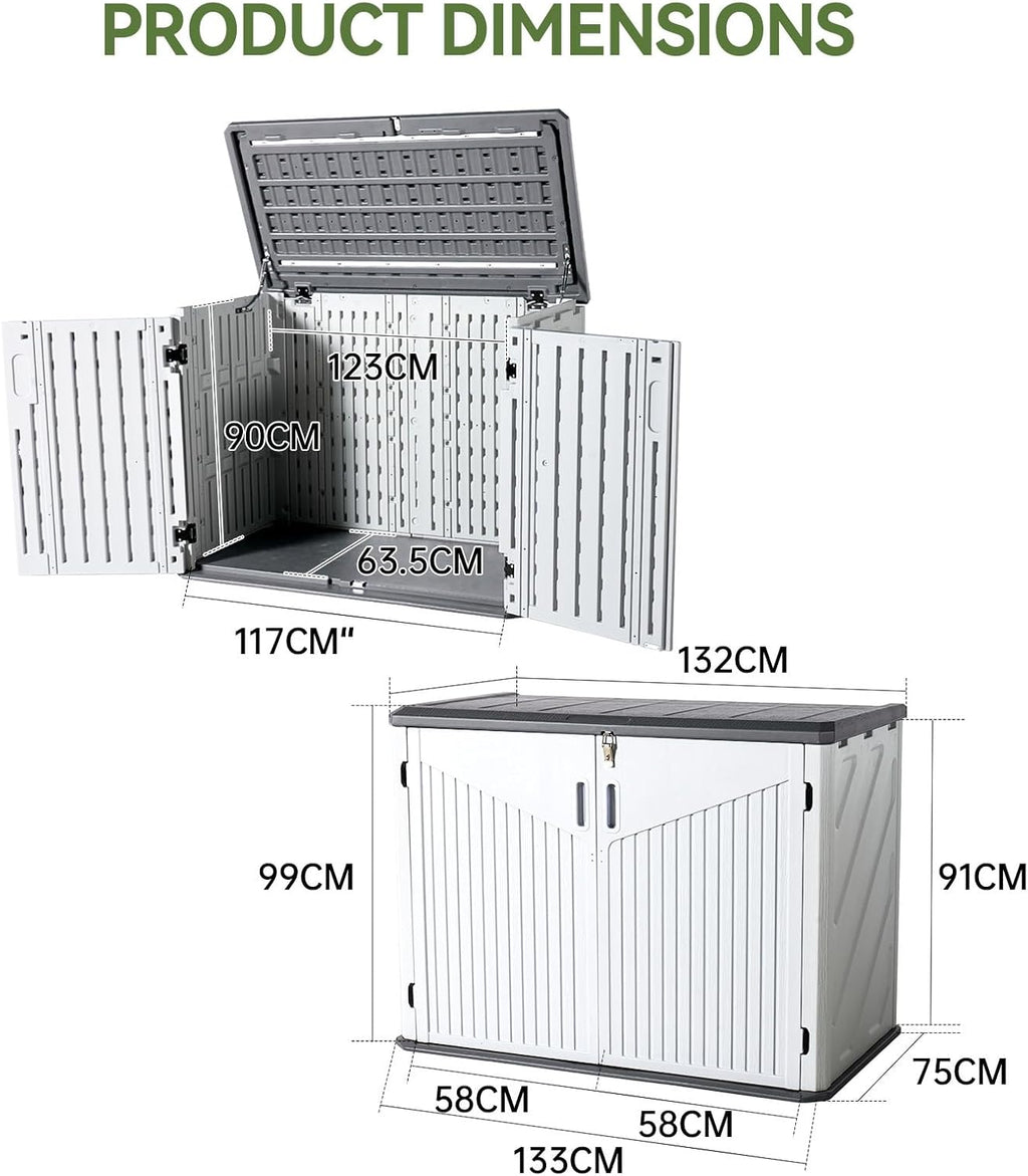 900L Resin Outdoor Storage Box