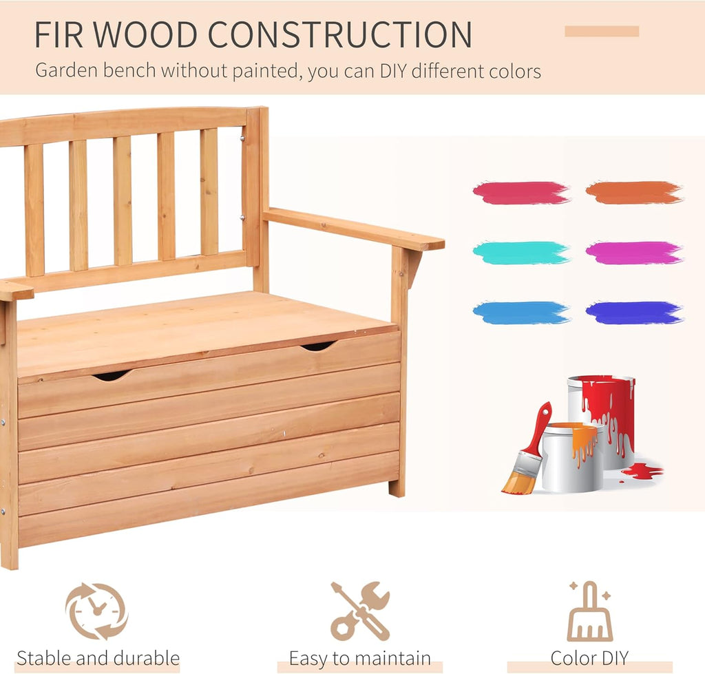 Outdoor 2 Seater Garden Bench