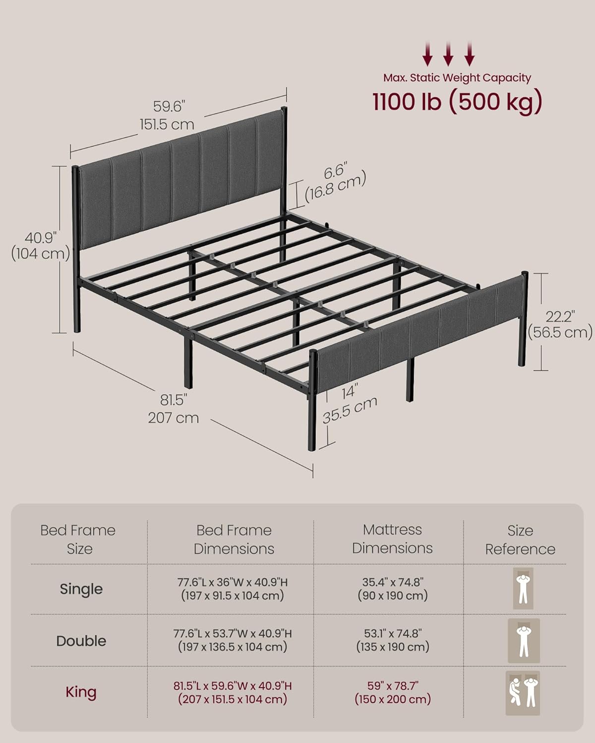 King Bed Frame