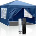 3m x 3m Ez Pop Up Canopy Tent with 4 SideWalls