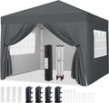 3m × 3m Pop-Up Gazebo with 4 Removable Side Panels