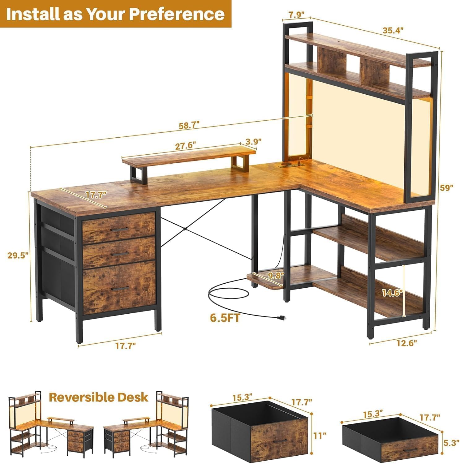 Desk with Hutch