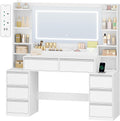 135 cm Dressing Table with Mirror