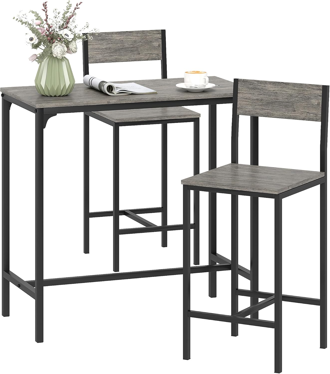 3-Piece Bar Table and Stools Set