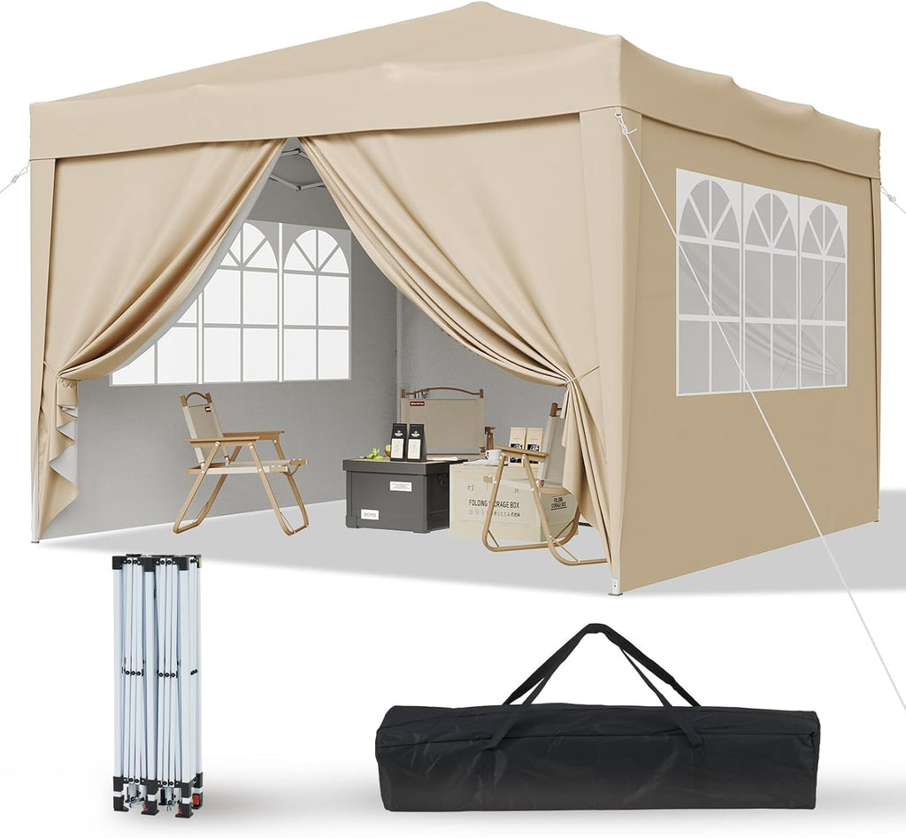 Gazebo with Sides 3m x 3m