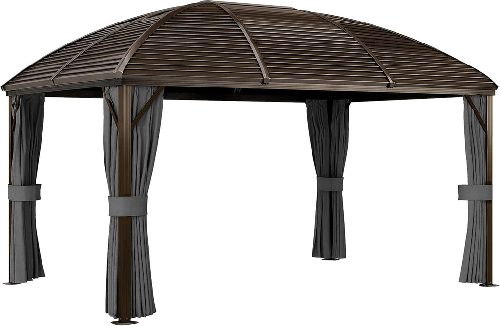 3 x 4m Hardtop Gazebo Canopy with Metal Roof
