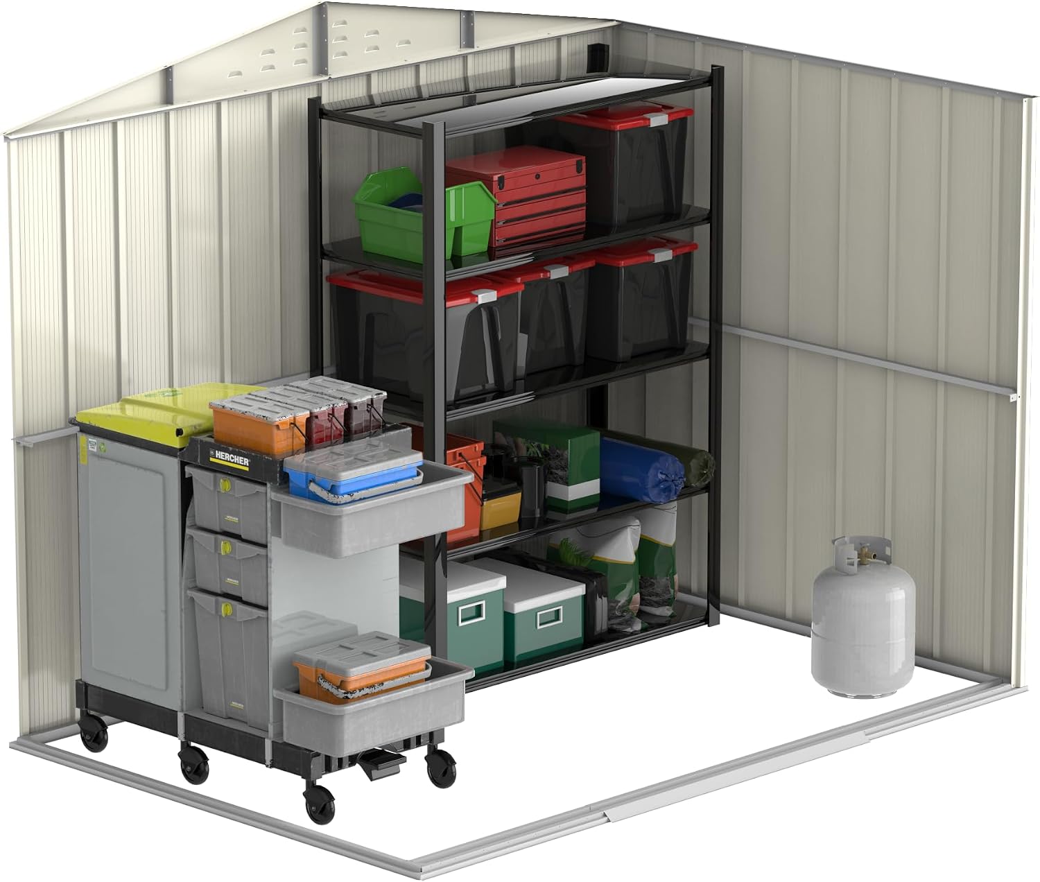 Top 8 x 6 Storage Room