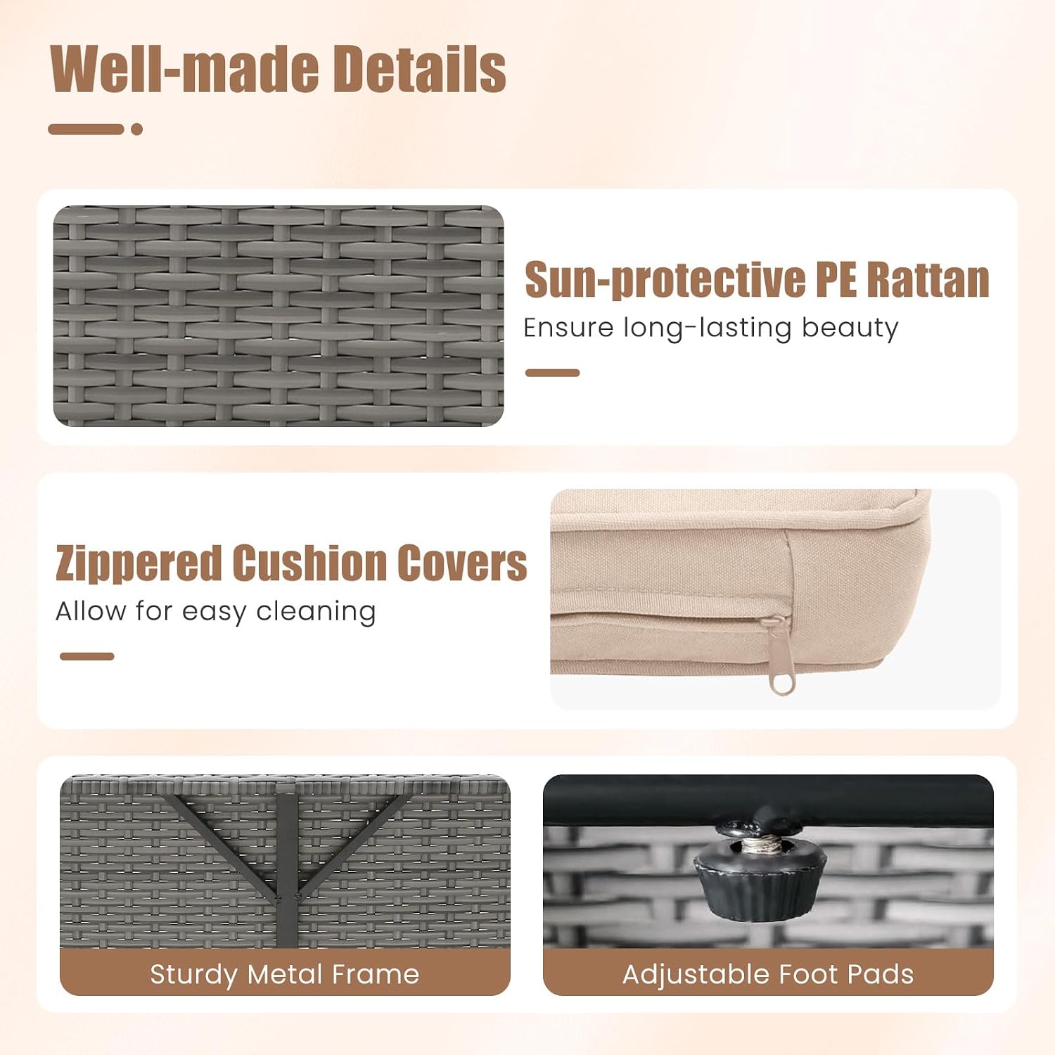 Garden Rattan Daybed