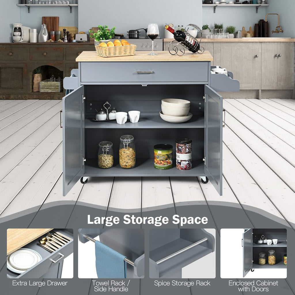 Kitchen Island on Wheels