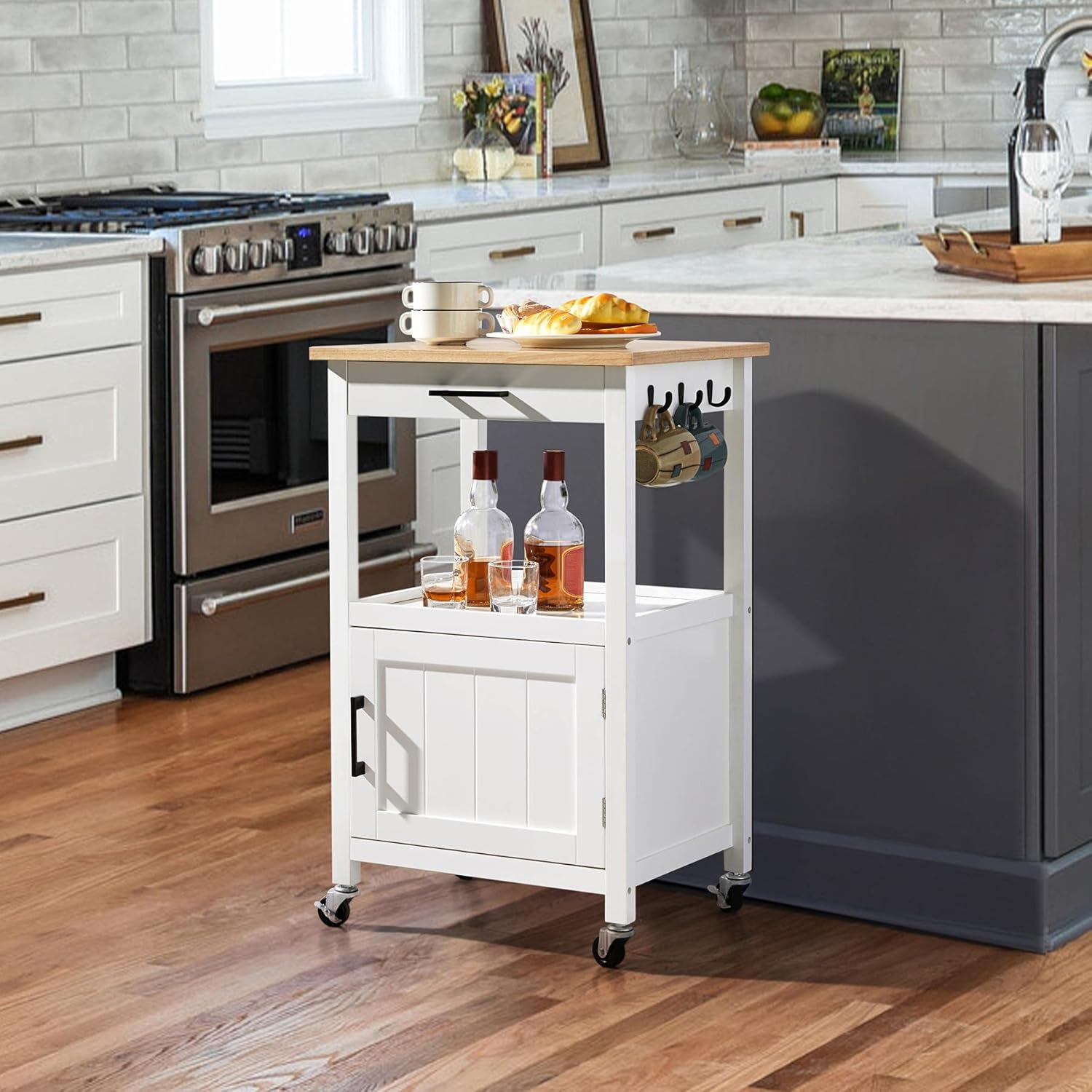 Kitchen Storage Trolley Cart