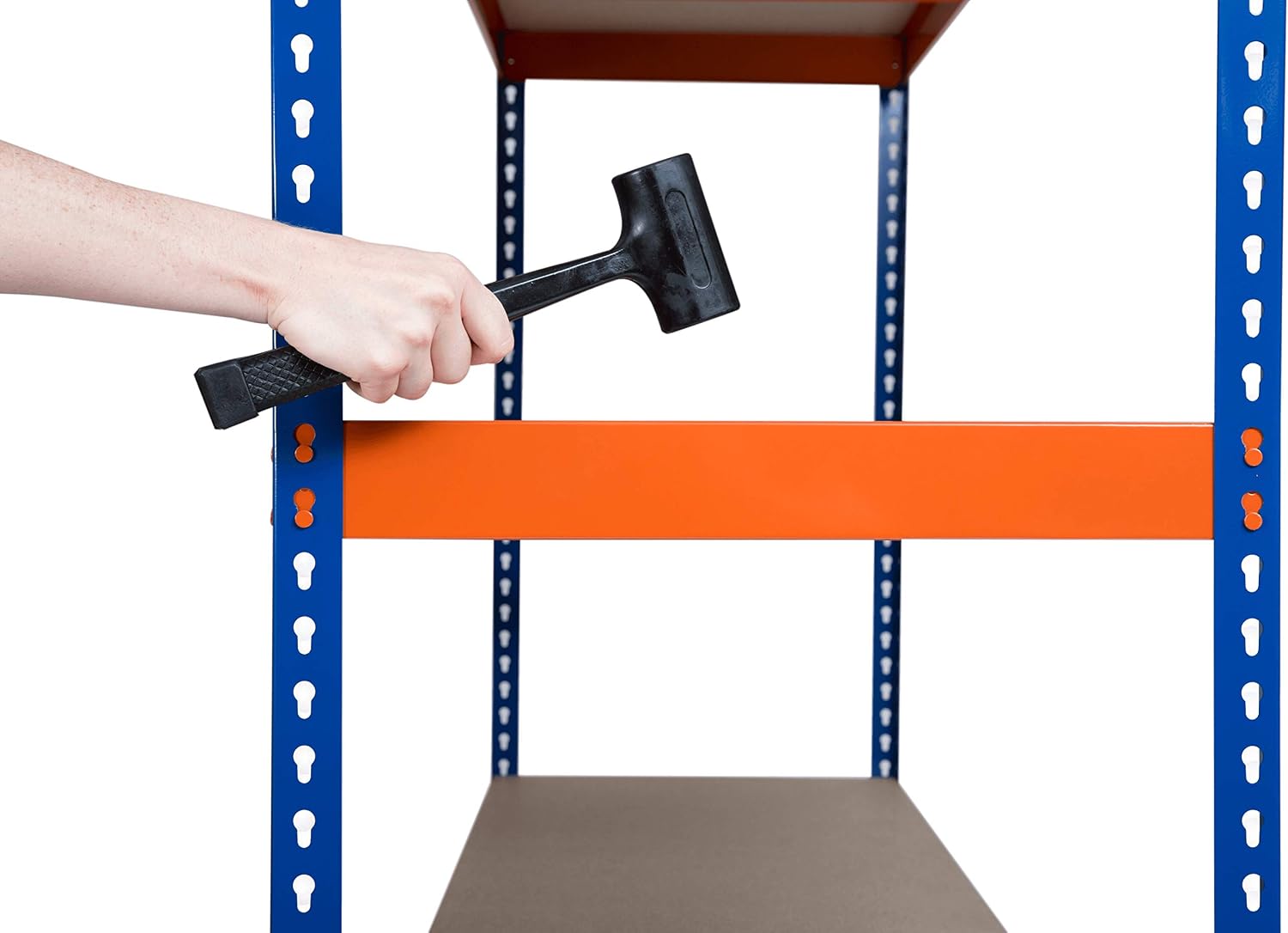 The Workplace Depot Heavy Duty Garage Shelving - 1800H x 1800W x 600D mm