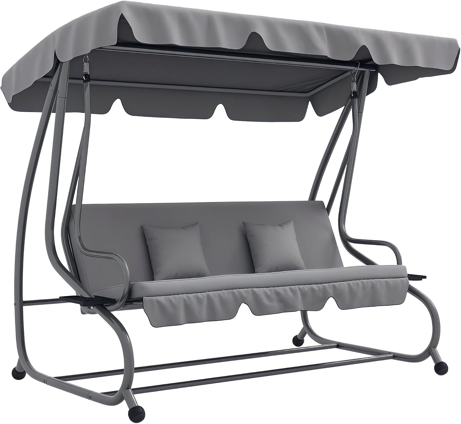 2-in-1 Garden Swing Seat Bed