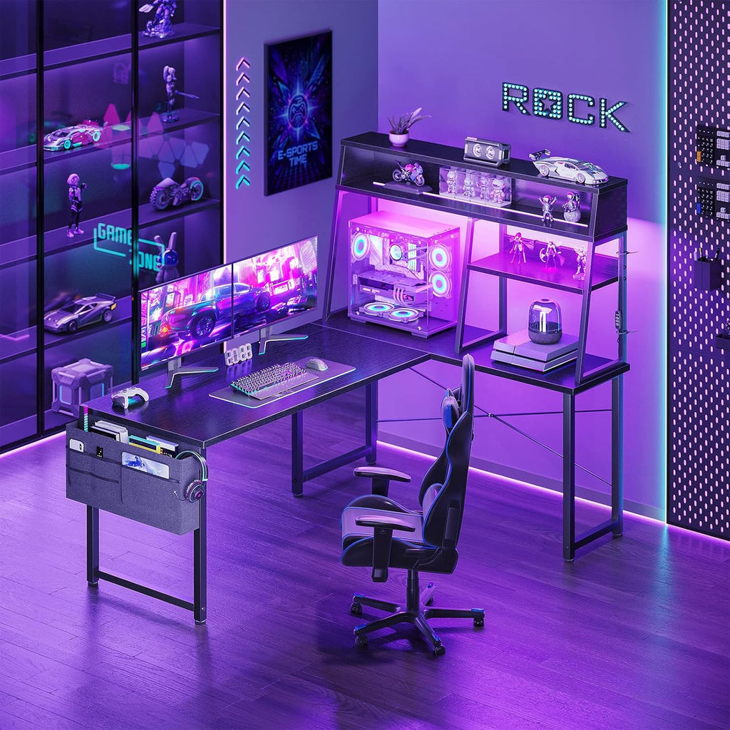 Gaming Desk with Led Lights
