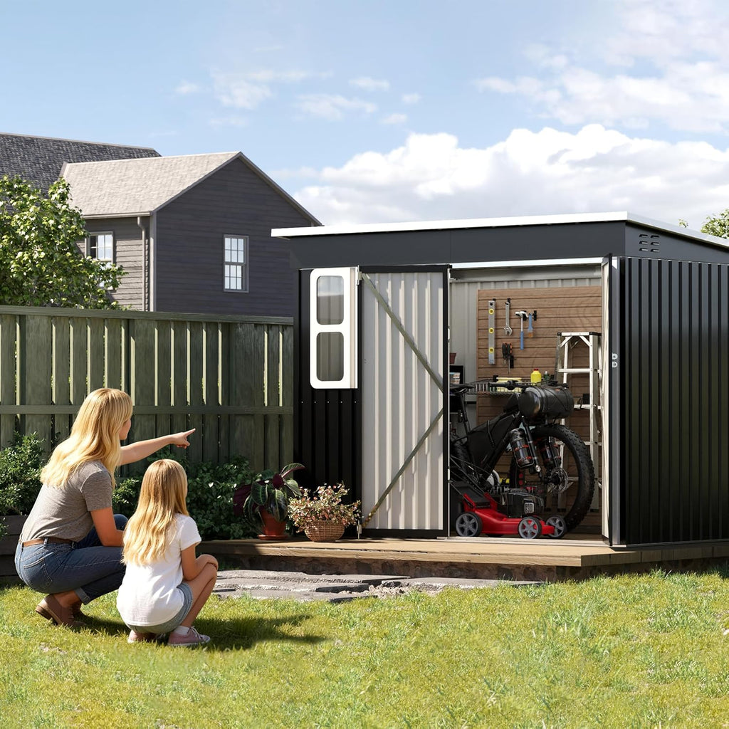 Metal Garden Shed 8.5 x 6ft