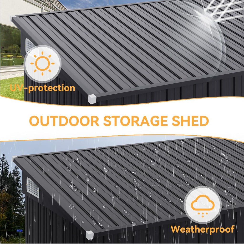 8 x 4ft Outdoor Storage Shed