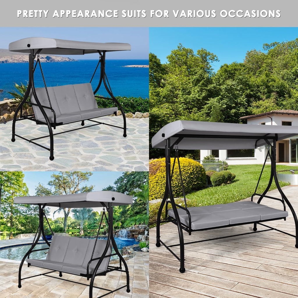 3 Seater Garden Swing Chair
