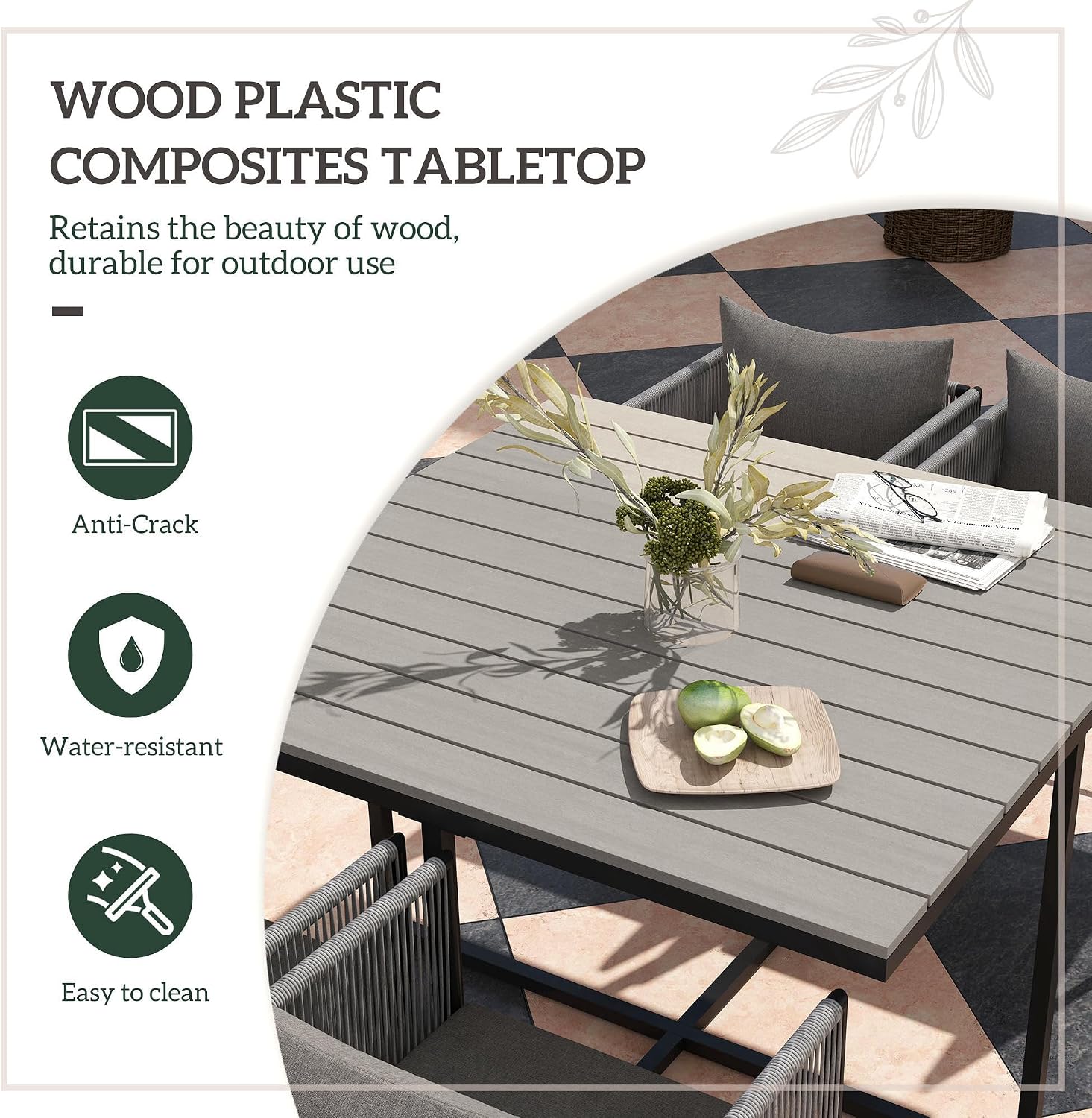 4 Seater Rattan Cube Garden Furniture Set