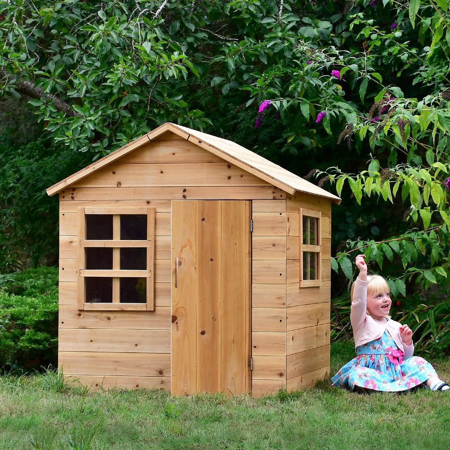 Evermeadow Wooden Playhouse for Kids