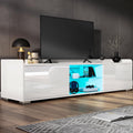 160cm Large White TV Unit