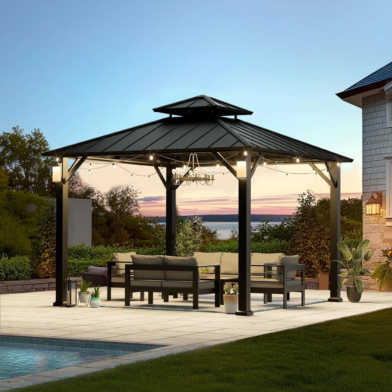 Hardtop Gazebo 3 x 3m