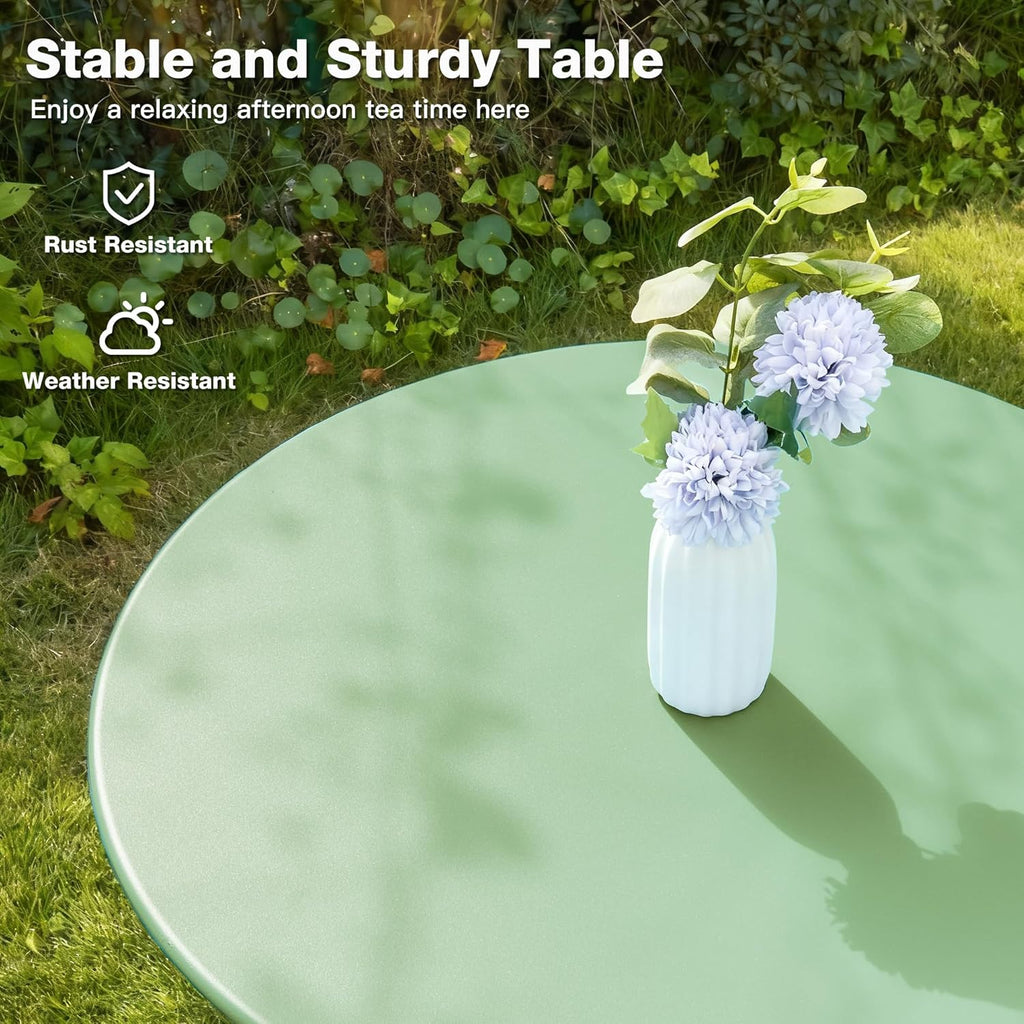 Folding Bistro Table and Chairs Set of 2