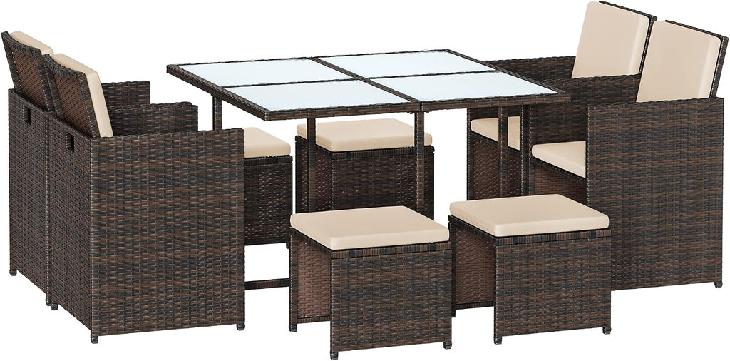 Garden Furniture Set Dining Table and Chairs