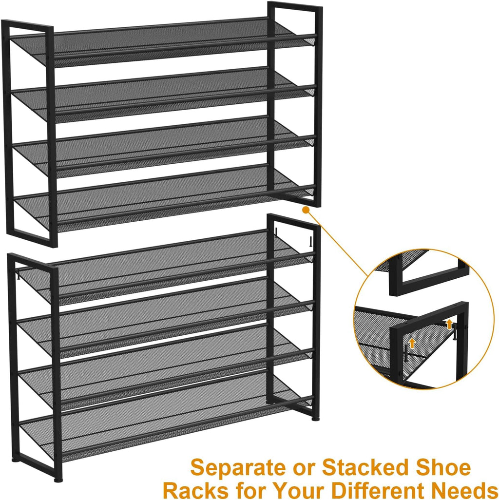 Large Shoe Rack 8 Tier Shoe Organizer