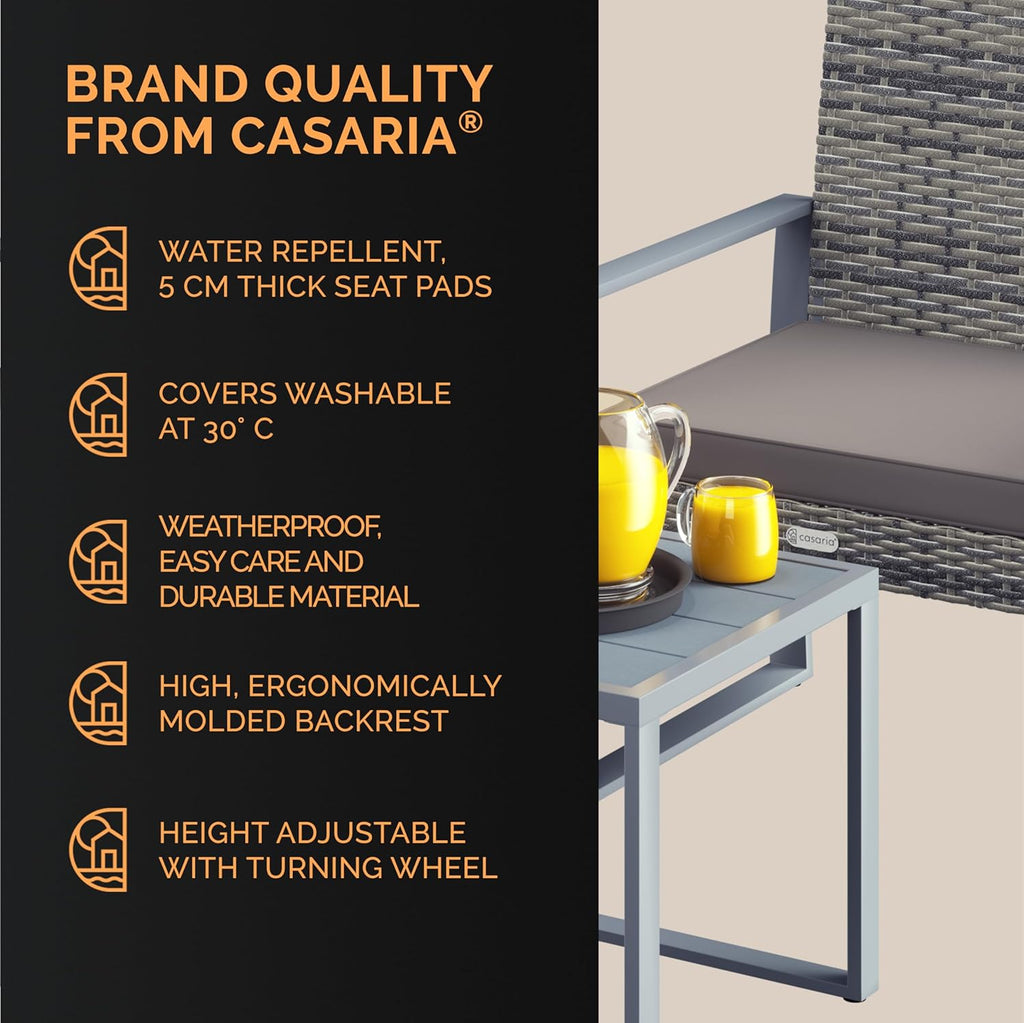 3pc Garden Furniture Lounge Set