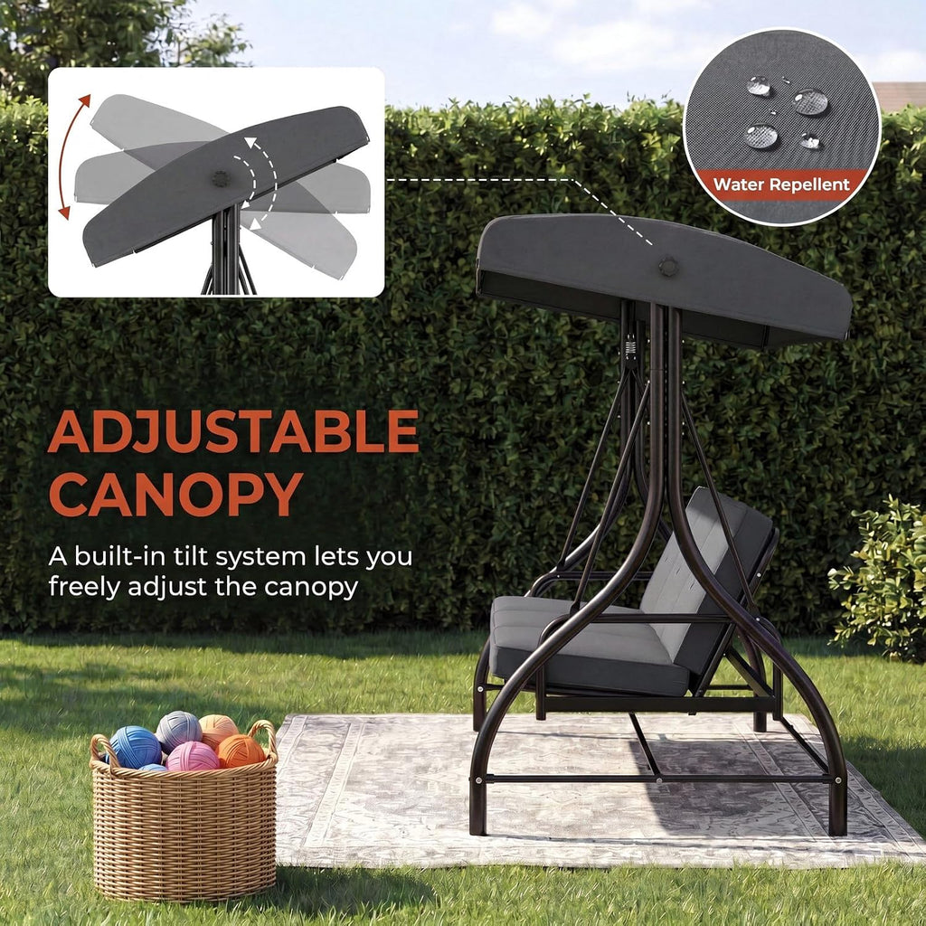 3 Seater Garden Swing