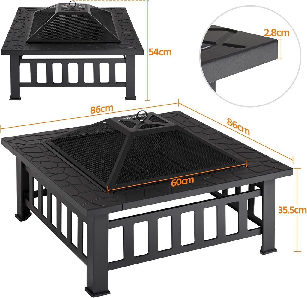 Square Fire Pit