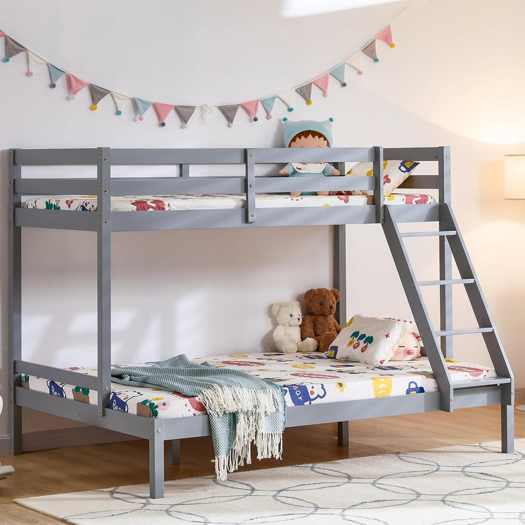 Bunk Bed Frame with Ladder