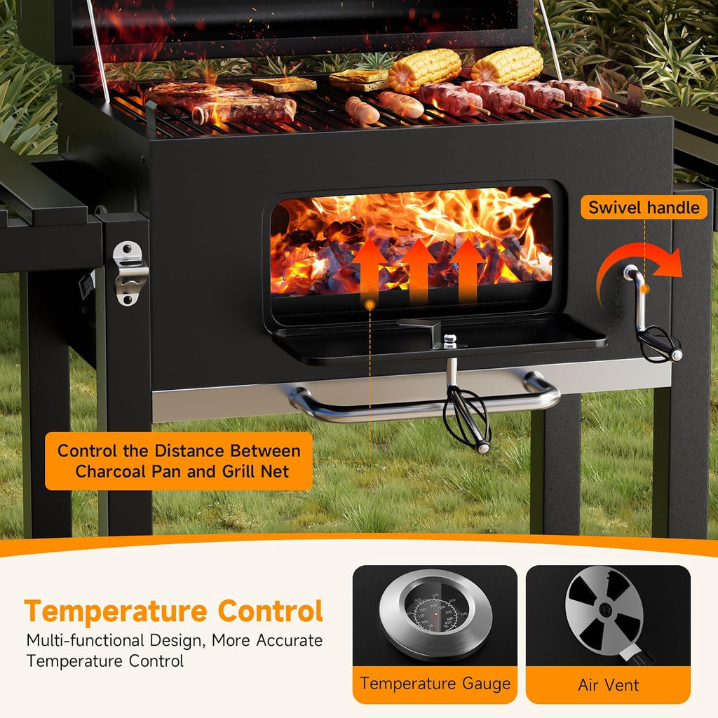 XXXL Smoker Charcoal BBQ
