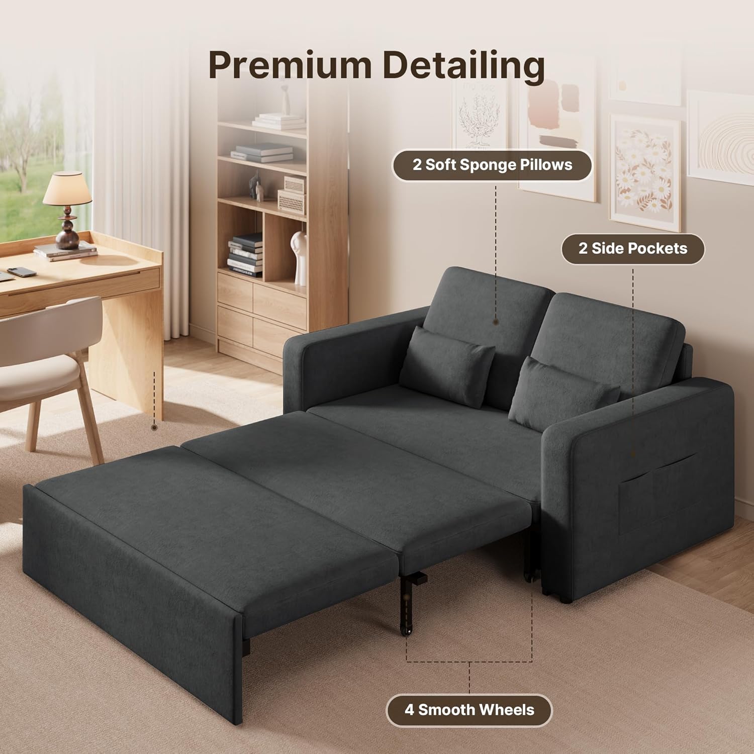 2-Seater Sofa Bed