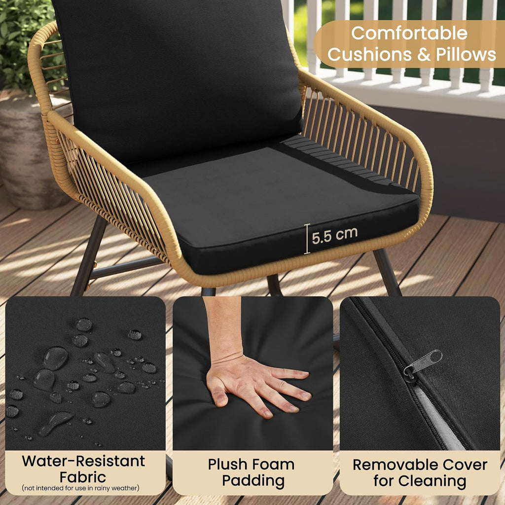 3 Pieces Bistro Set