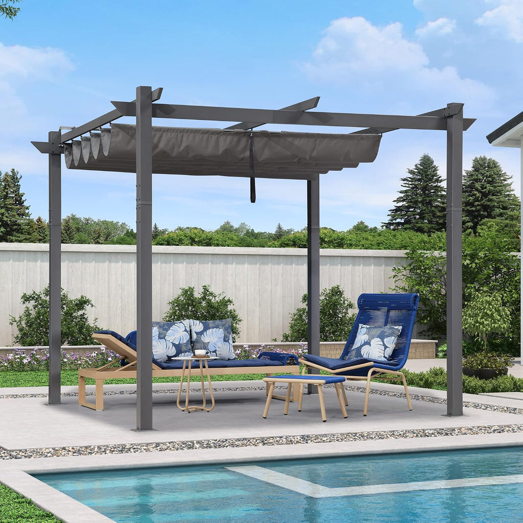 3 X 3 m Retractable Pergola
