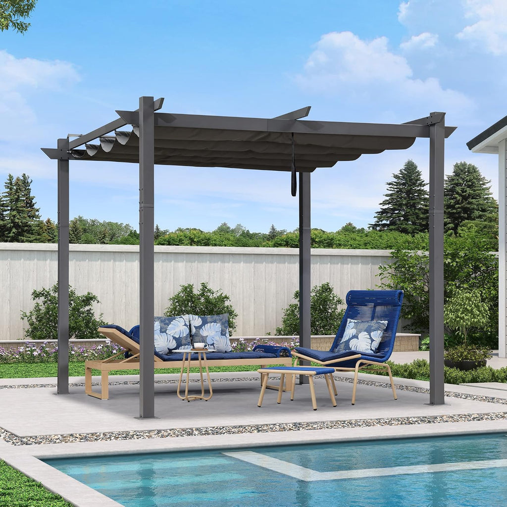 3 X 3 m Retractable Pergola